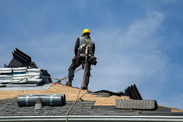 Professional Metal Roofing technician working in West Kingston, RI